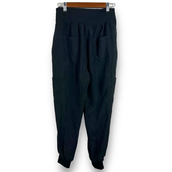 Anthropologie Maeve Women's S Cicerone Joggers Black Slouchy Multipocket Casual - Picture 2 of 15